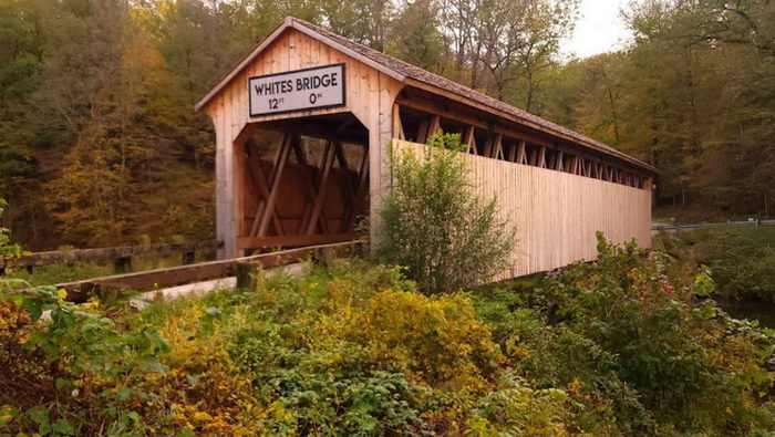 Whites Covered Bridge - Replacement Replica (newer photo)